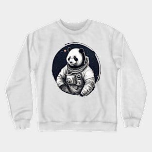 Panda Astronaut Crewneck Sweatshirt